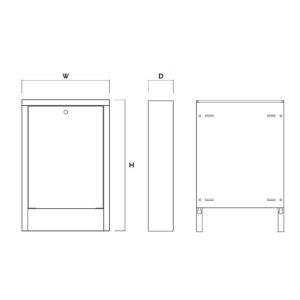 Wymiary szafki natynkowej