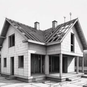 Schemat instalacji ogrzewania podłogowego z parametrami temperatury zasilania 30.10°C i powrotu 16.26°C, ilustrujący projekt systemu, dla którego kluczowe jest prawidłowe dobranie grubości i rodzaju styropianu pod ogrzewanie podłogowe w celu minimalizacji strat ciepła.