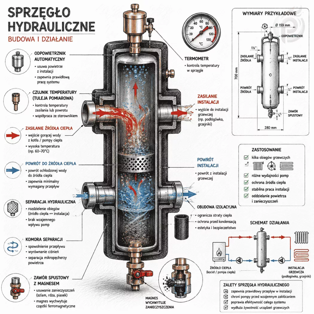 Szczegółowy schemat i budowa sprzęgła hydraulicznego
